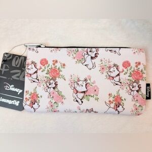 Disney Loungefly Aristocats Marie Floral Pencil/Cosmetic Case